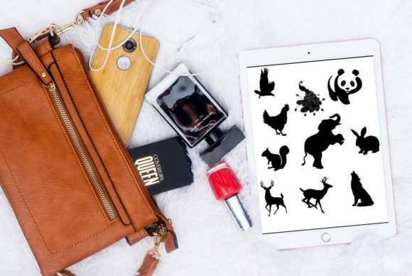 10 Beautiful Animal Brush Stamps V8