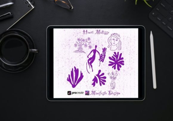 15 Henri Matisse Procreate Stamps V 16