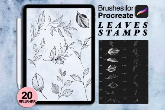 20 Leaves Procreate Stamps: A Practical Guide for Digital Artists and Tattoo Designers