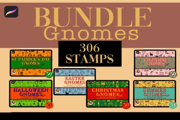 Accelerating Seasonal Design Workflows with the Gnomes Procreate Bundle: 152 Stamps for Modern Digital Creators