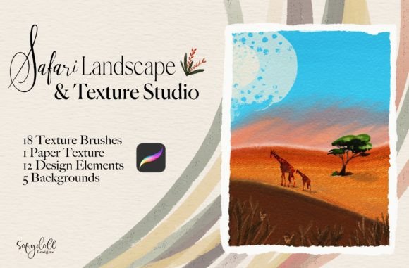Expanding Creative Horizons: The Strategic Value of Safari and Sahara Landscape Texture Studios for Procreate
