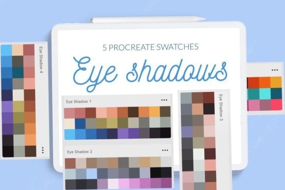 Mastering Digital Beauty: A Guide to the Eye Shadows Color Palette for Procreate