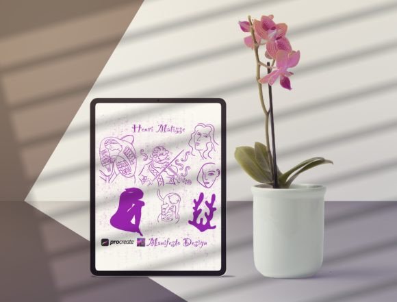 Mastering Minimalism: A Practical Guide to 15 Line Art Matisse for Procreate V 9