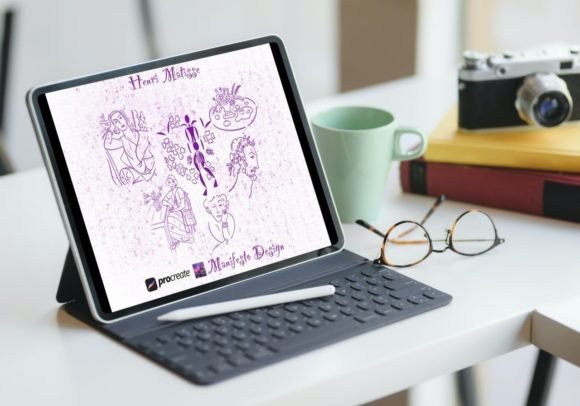 Matisse Line Art Procreate Bundle V6