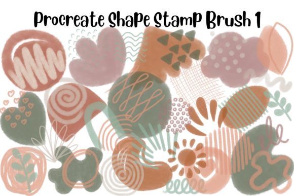 Procreate Shape Stamp Brush Set 1: Streamlining Your Digital Design Workflow
