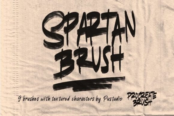 SPARTAN Brush: Raw Texture for Digital Type