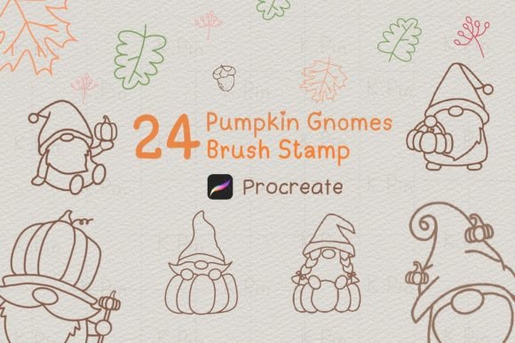 Strategic Visual Assets: Leveraging Procreate Brush Stamp Pumpkin Gnomes for Seasonal Branding