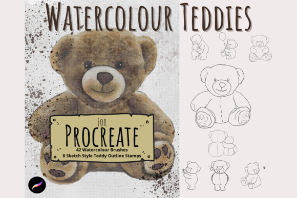 Unlocking Creativity: A Guide to the Watercolour Teddies Procreate Brush Set