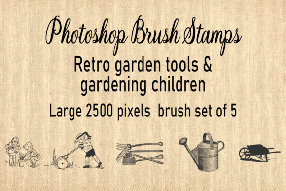 Vintage Gardening Photoshop Brush Set: A Practical Evaluation for Digital Creators